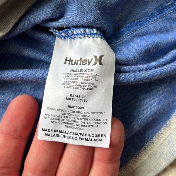 Hurley Men’s Polo XL - Picture 6 of 8